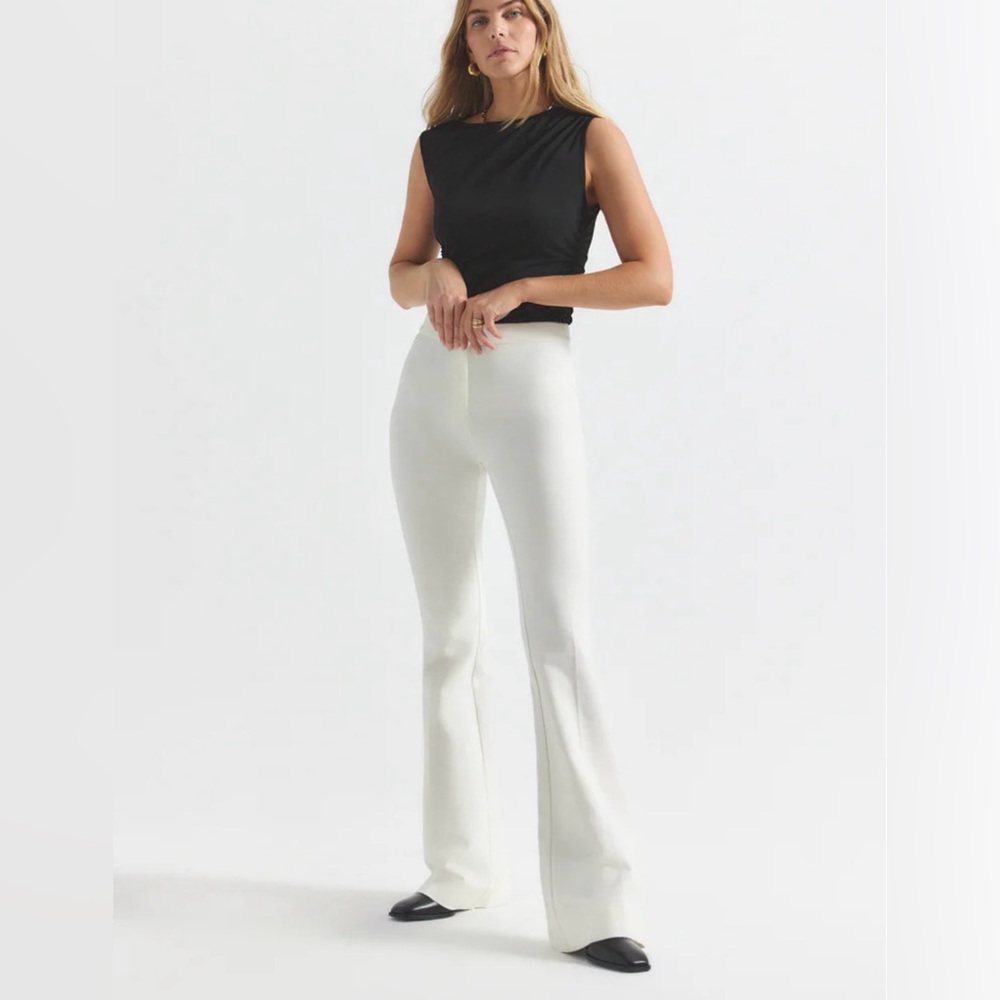 Derek Lam 10 Crosby Women's Ivory White Owen Flare Leg Pants Size 2 $365